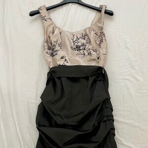 Rouched one piece fitted dress